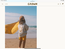 Load image into Gallery viewer, Grown Clothing - Sunshine Tee Grey Marle
