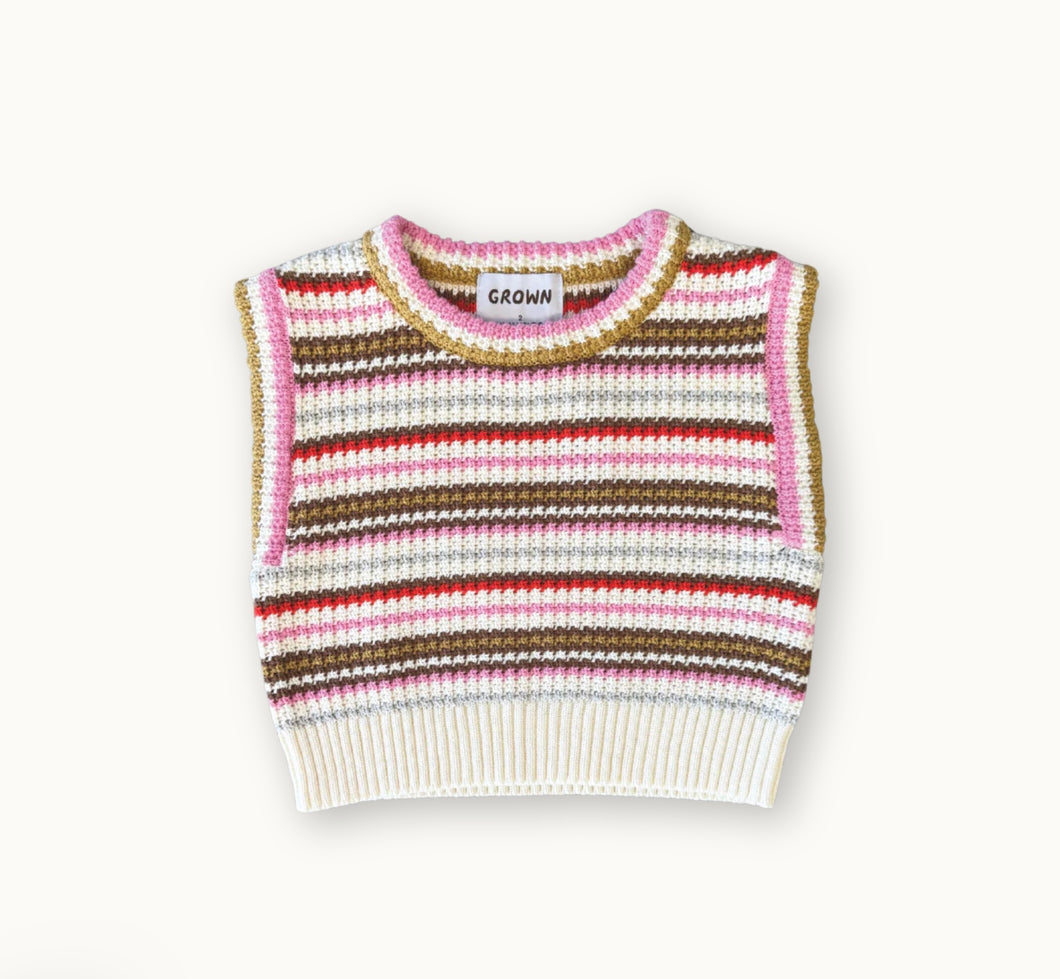Grown Clothing - Sunshine Stripe Knit Top Sunshine