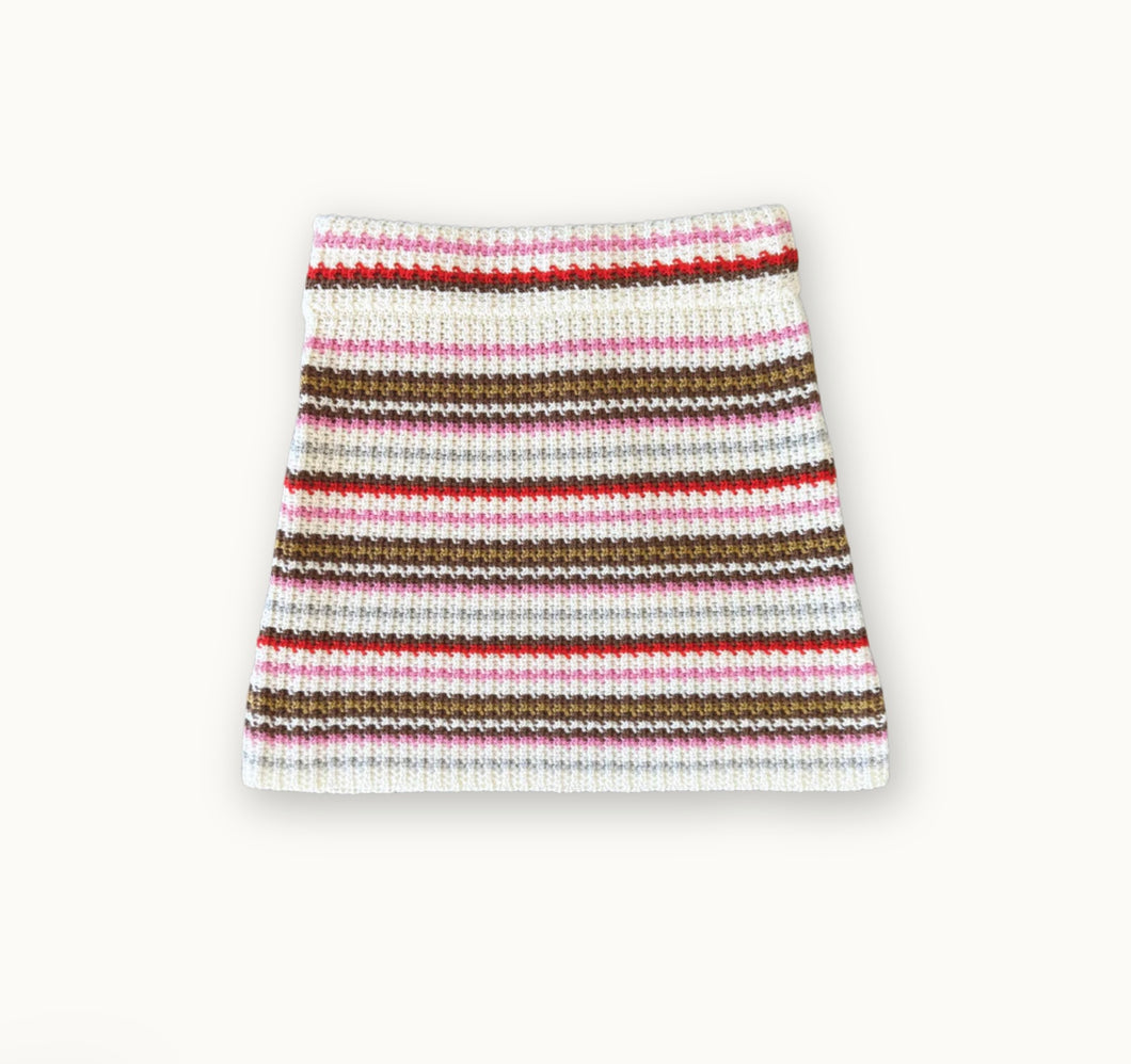 Grown Clothing - Sunshine Stripe Knit Skirt Sunshine