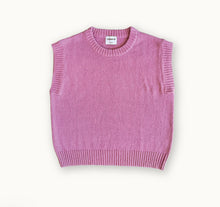 Load image into Gallery viewer, Grown Clothing - Ladies Jersey Knit Vest Raspberry

