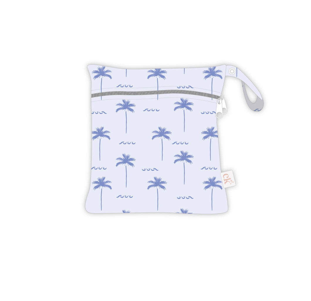 Confetti Kidz - Double Pocket Wet Bag - Blue Oasis