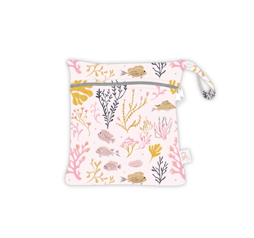 Confetti Kidz - Double Pocket Wet Bag - Coral Reef