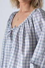 Load image into Gallery viewer, Tiny Trove - Women&#39;s Aimee Check Dress - Blue/White/Grey Check

