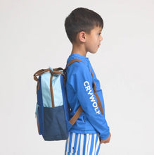 Load image into Gallery viewer, Cry Wolf - Mini Backpack DEEP SEA COLOURBLOCK
