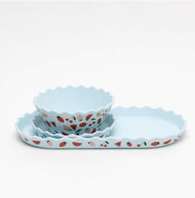Load image into Gallery viewer, Chino Club - Blue Fruits Silicone Bowl and Plate Set

