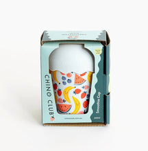 Load image into Gallery viewer, Chino Club - Fruits Blue Mini Smoothie Cup &amp; Straw 200ml
