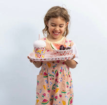 Load image into Gallery viewer, Chino Club - Pink Fruits Silicone Bowl and Plate Set
