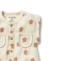 Load image into Gallery viewer, Wilson &amp; Frenchy - Spice &amp; Nice Organic Crinkle Growsuit
