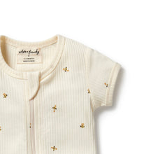 Load image into Gallery viewer, Wilson &amp; Frenchy - Bee Mine Organic Boyleg Zipsuit
