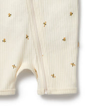 Load image into Gallery viewer, Wilson &amp; Frenchy - Bee Mine Organic Boyleg Zipsuit
