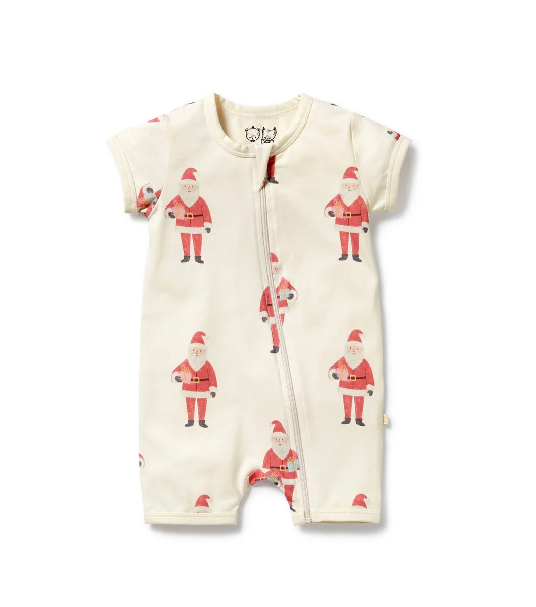 Wilson & Frenchy - Ho Ho Ho Organic Boyleg Zipsuit