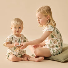 Load image into Gallery viewer, Wilson &amp; Frenchy - Holly Jolly Magic Organic Short Sleeved Pyjamas
