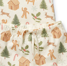Load image into Gallery viewer, Wilson &amp; Frenchy - Holly Jolly Magic Organic Short Sleeved Pyjamas

