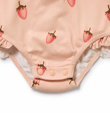 Load image into Gallery viewer, Wilson &amp; Frenchy - Strawberry Kisses Long Sleeved Swimsuit
