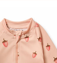 Load image into Gallery viewer, Wilson &amp; Frenchy - Strawberry Kisses Long Sleeved Swimsuit
