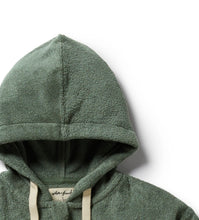 Load image into Gallery viewer, Wilson &amp; Frenchy - Moss Organic Terry Hooded Towel

