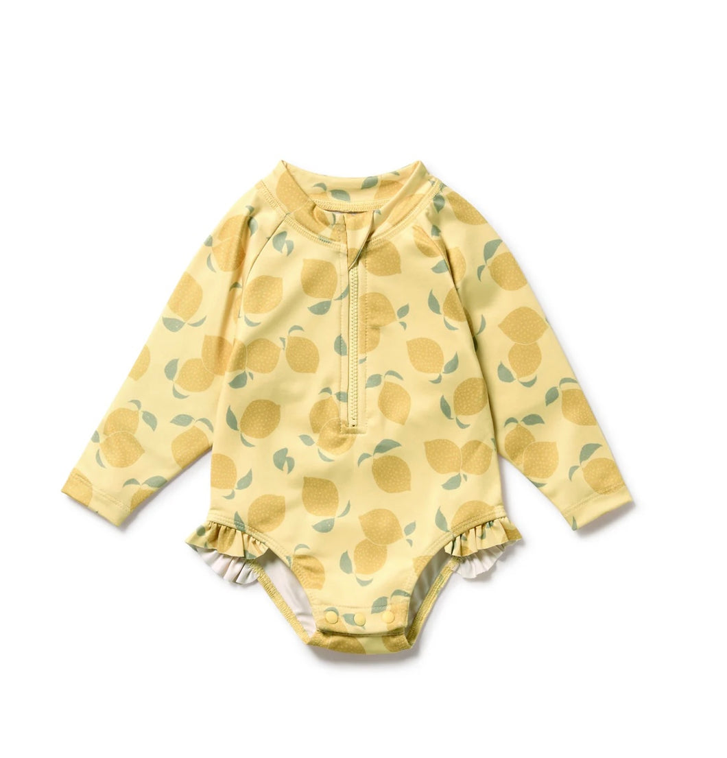Wilson & Frenchy - Lemon Drop Long Sleeved Swimsuit