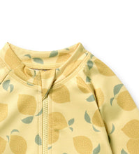Load image into Gallery viewer, Wilson &amp; Frenchy - Lemon Drop Long Sleeved Swimsuit
