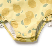 Load image into Gallery viewer, Wilson &amp; Frenchy - Lemon Drop Long Sleeved Swimsuit
