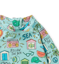 Load image into Gallery viewer, Wilson &amp; Frenchy - Sun Surf &amp; Sea One Piece Boyleg Swimsuit
