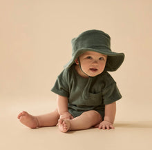 Load image into Gallery viewer, Wilson &amp; Frenchy - Moss Organic Terry Sun Hat
