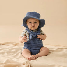 Load image into Gallery viewer, Wilson &amp; Frenchy - Deep Blue Organic Terry Sun Hat
