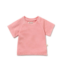 Load image into Gallery viewer, Wilson &amp; Frenchy - Rose Organic Dyed Tee

