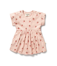 Load image into Gallery viewer, Wilson &amp; Frenchy - Strawberry Kisses Organic Dress
