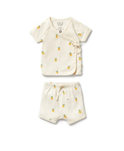 Load image into Gallery viewer, Wilson &amp; Frenchy - Piney Pals Organic Pointelle Kimono Set

