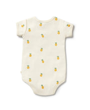 Load image into Gallery viewer, Wilson &amp; Frenchy - Piney Pals Organic Pointelle Henley Bodysuit
