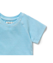 Load image into Gallery viewer, Wilson &amp; Frenchy - Sky Organic Dyed Tee
