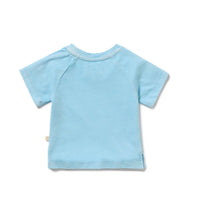 Load image into Gallery viewer, Wilson &amp; Frenchy - Sky Organic Dyed Tee
