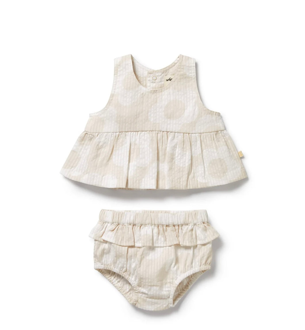 Wilson & Frenchy - Daisy Bloom Organic Ruffle Set