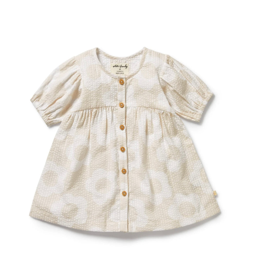 Wilson & Frenchy - Daisy Bloom Organic Button Dress