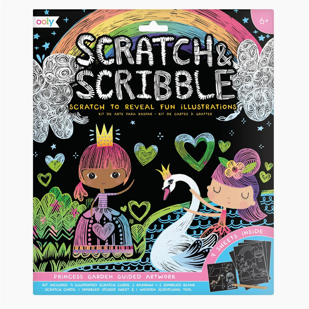 Ooly - Scratch & Scribble Kit - Princess