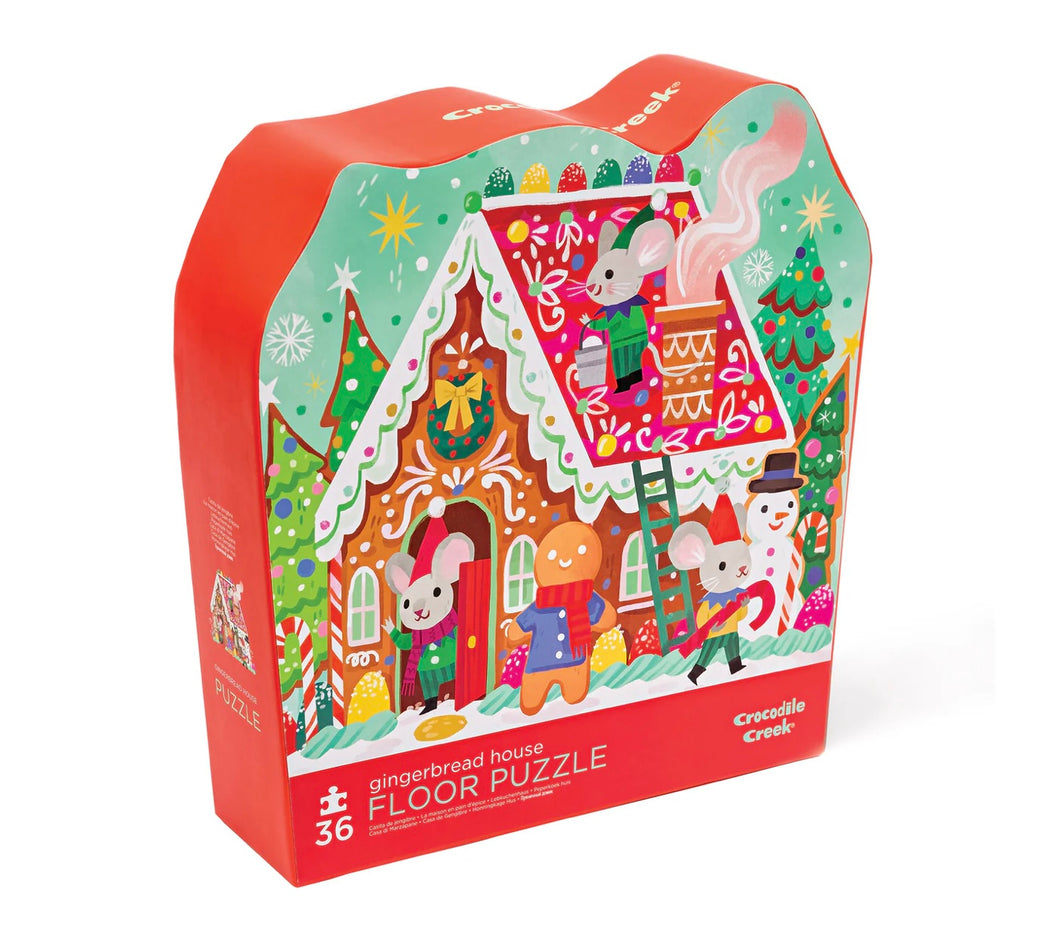 Crocodile Creek - Classic Floor Puzzle 36 pc - Gingerbread House