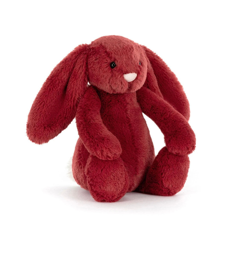 Jellycat - Christmas - Bashful Bunny - Redcurrant Small