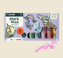 Load image into Gallery viewer, Hey Doodle - Peel &amp; Stick Glitter Paint - Easy Peel and Stickable Colours
