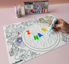 Load image into Gallery viewer, Hey Doodle - Peel &amp; Stick Glitter Paint - Easy Peel and Stickable Colours
