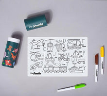 Load image into Gallery viewer, Hey Doodle - Reusable Marker MINI Placemats
