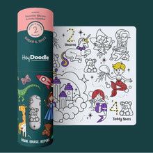 Load image into Gallery viewer, Hey Doodle - Reusable Marker MINI Placemats
