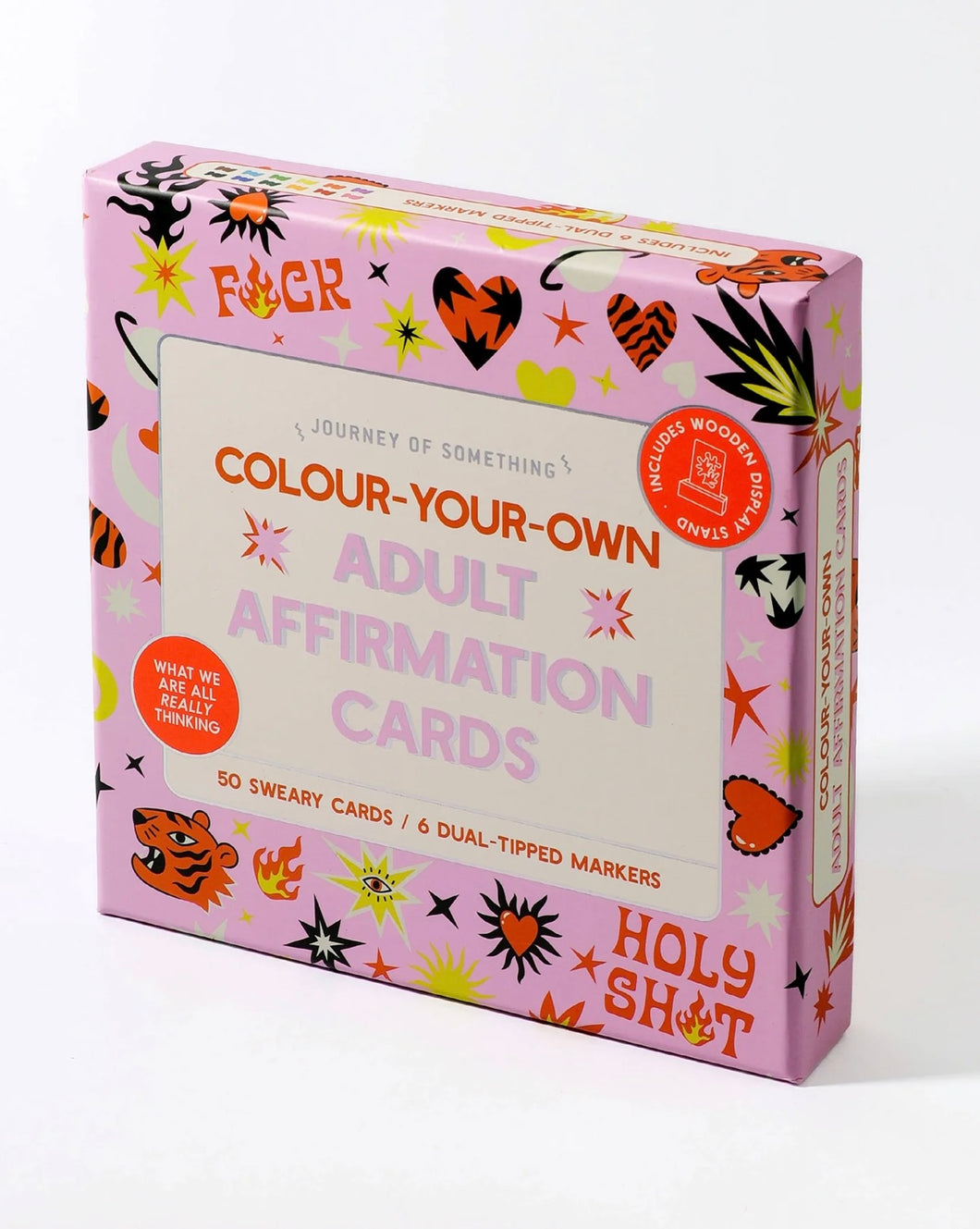 Journey of Something - ADULT Colour Your Own Affirmation Cards