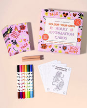 Load image into Gallery viewer, Journey of Something - ADULT Colour Your Own Affirmation Cards
