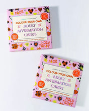 Load image into Gallery viewer, Journey of Something - ADULT Colour Your Own Affirmation Cards
