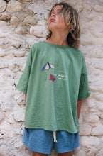Load image into Gallery viewer, Illoura - Warm Sun Artist Collab Tee - Hunter
