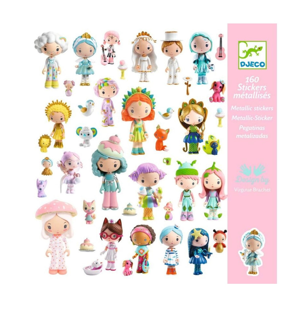 Djeco - Tinyly Metallic Stickers