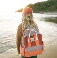 Load image into Gallery viewer, Banabae - Corduroy Splice Eco Backpack - BERRY NICE
