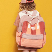 Load image into Gallery viewer, Banabae - Corduroy Splice Eco Backpack - BERRY NICE

