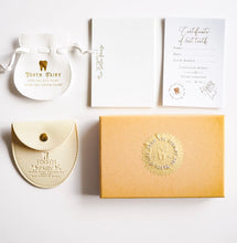 Load image into Gallery viewer, Soch &amp; Co - Tooth Fairy Pick Up Purse Set Cream / White
