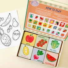 Load image into Gallery viewer, Fruit and Veg Memory &amp; Matching Game - Kids Educational Gift
